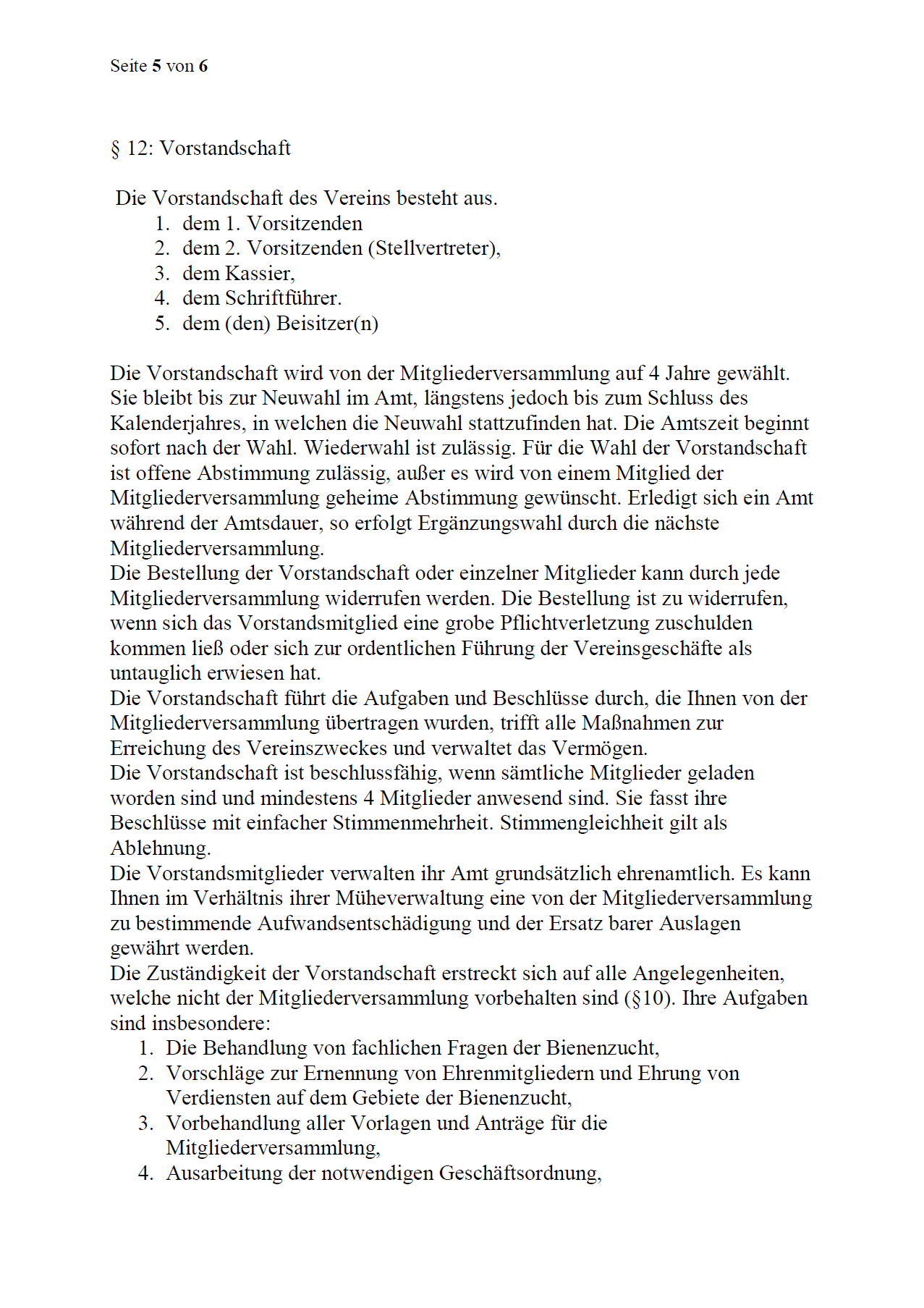 Satzung 5
